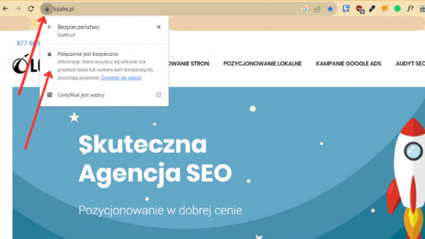 SSL na stronie Lojalni.pl