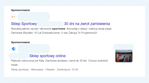 Reklamy sponsorowane Google Ads