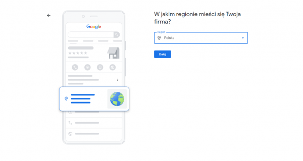 4 krok zakładania profilu GMF